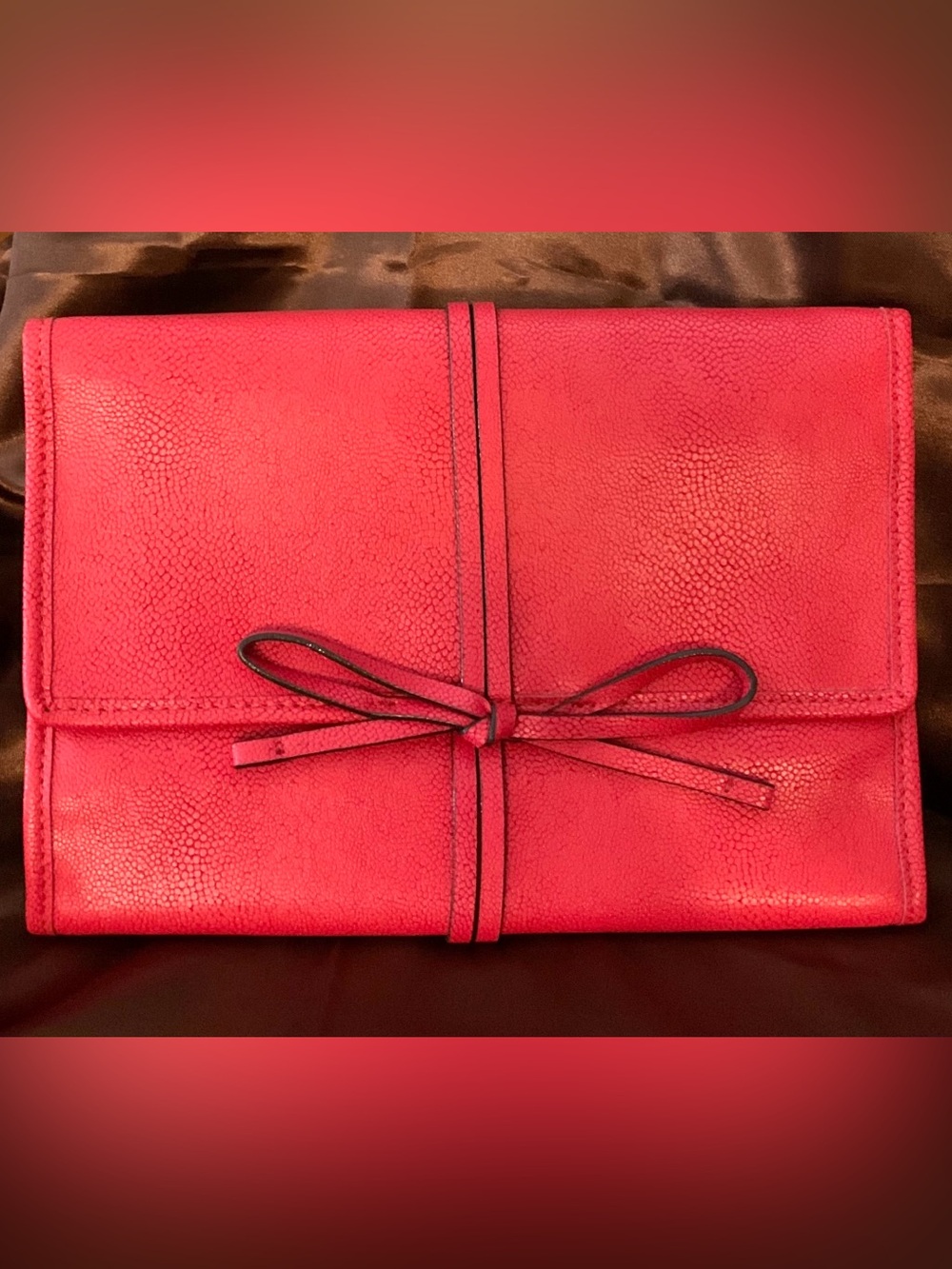 Stella & Dot Leather Jewelry Roll w/Jewels!